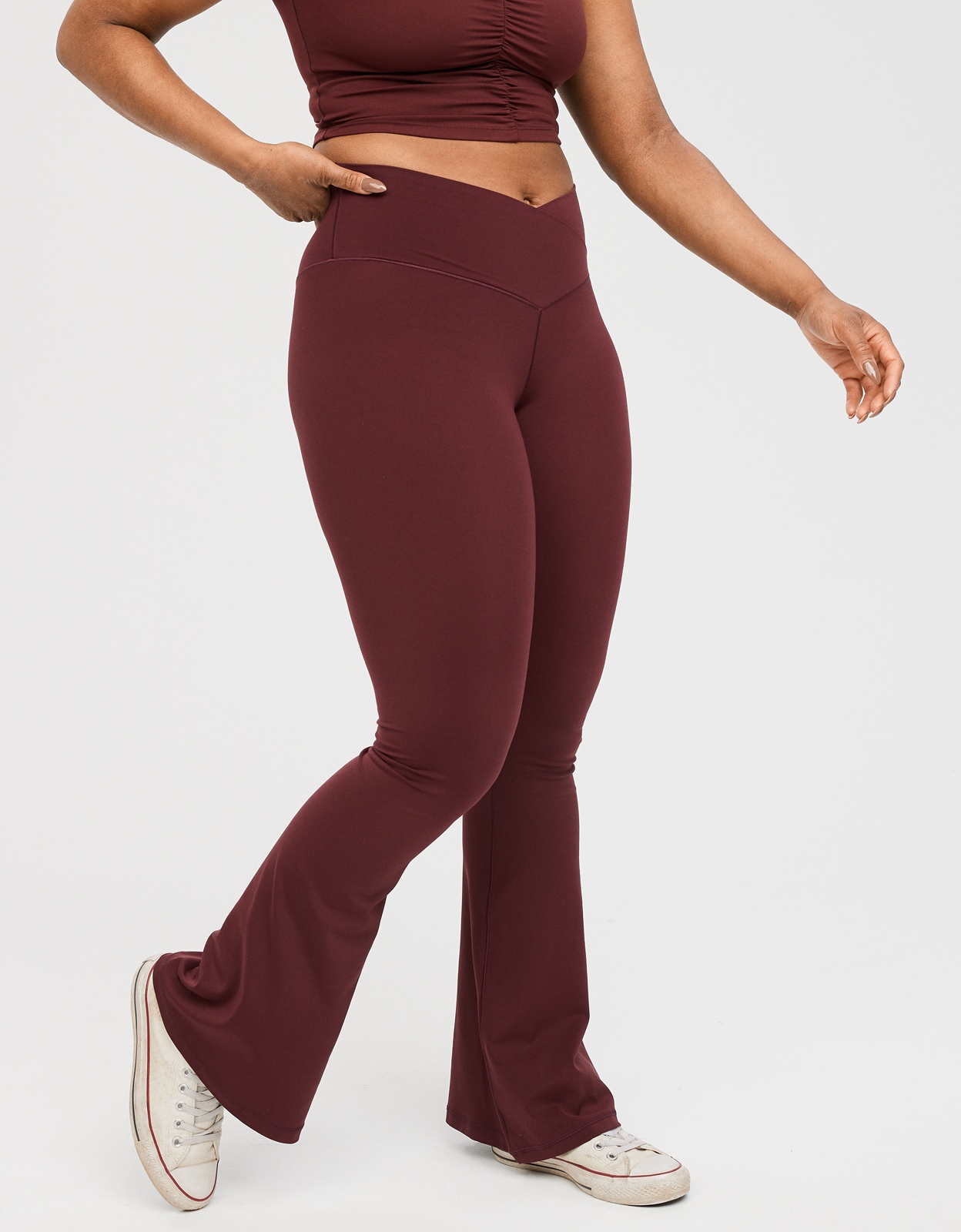 Other OFFLINE Aerie Real Me High Waisted Crossover Flare Legging