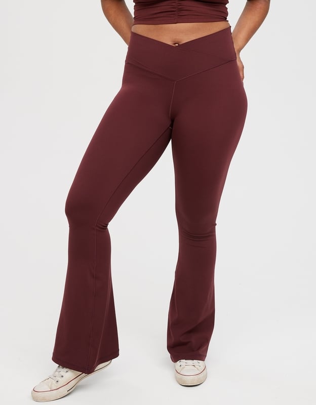 aerie, Pants & Jumpsuits, Offline By Aerie Real Me High Waisted Crossover  Flare